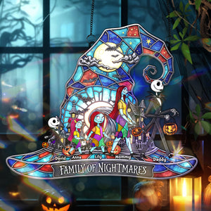 Family Of Nightmares Suncatcher Ornament Personalized Gifts For Family 02OHMG210825-Homacus