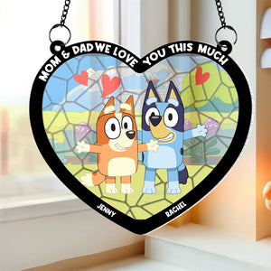 Personalized Gifts For Family Suncatcher Ornament 06httn040624-Homacus