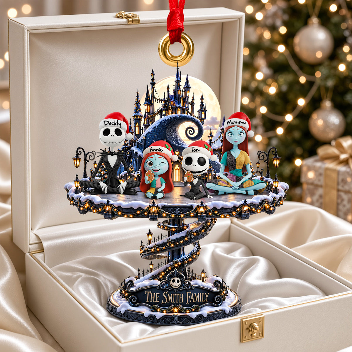 Spooky Christmas Ornament - Personalized Gifts For Family 03ohdh141026-Homacus