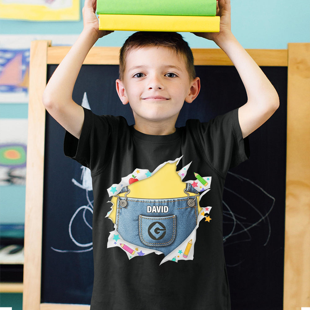 Cute Cartoon Shirt Personalized Back To School Gifts For Kids 01tgtn310725-Homacus