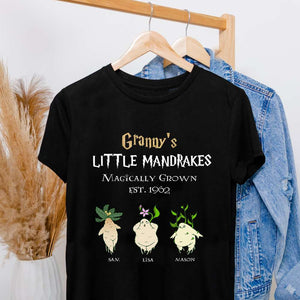 Personalized Gifts For Grandparent 2D Shirt, Little Mandrake 04KAMH240724-Homacus