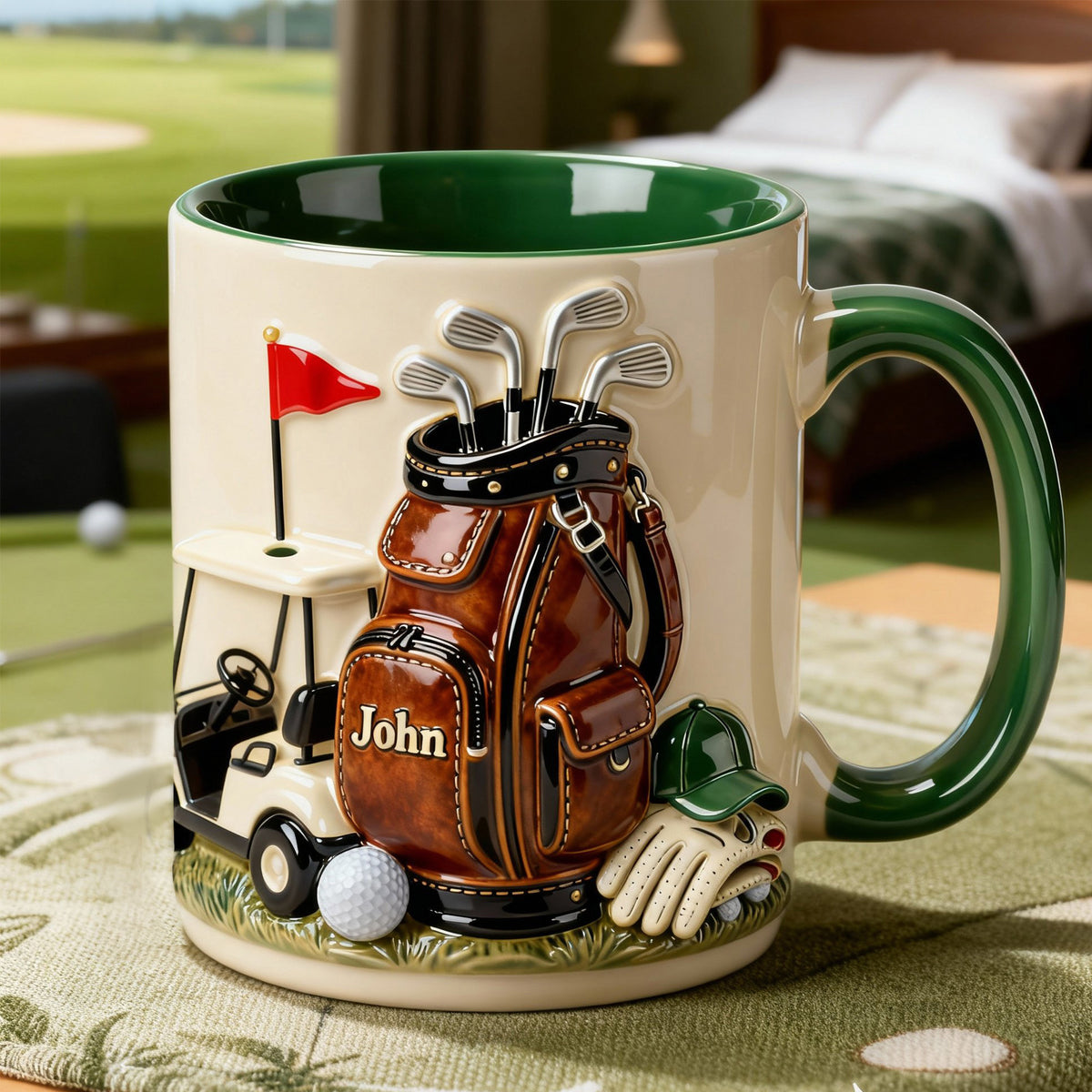 On The Course Golf Coffee Mug - Personalized Gift For Golfers 05HYMG050126-Homacus