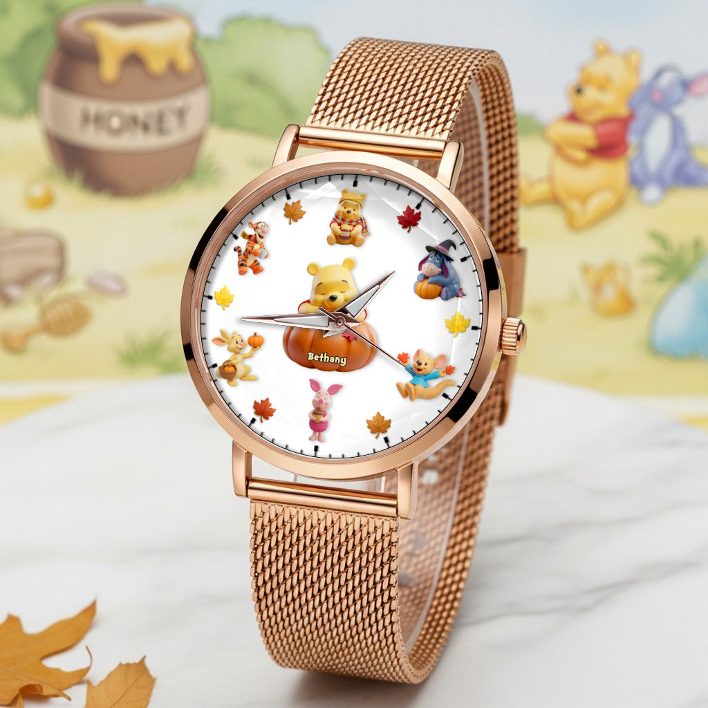 Cute Cartoon Mesh Strap Quartz Watch - Personalized Gifts For Cartoon Lovers 02pgmg210725-Homacus