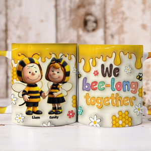 Personalized Gifts For Couple Coffee Mug 02tgpu091224 We Bee-long Together-Homacus