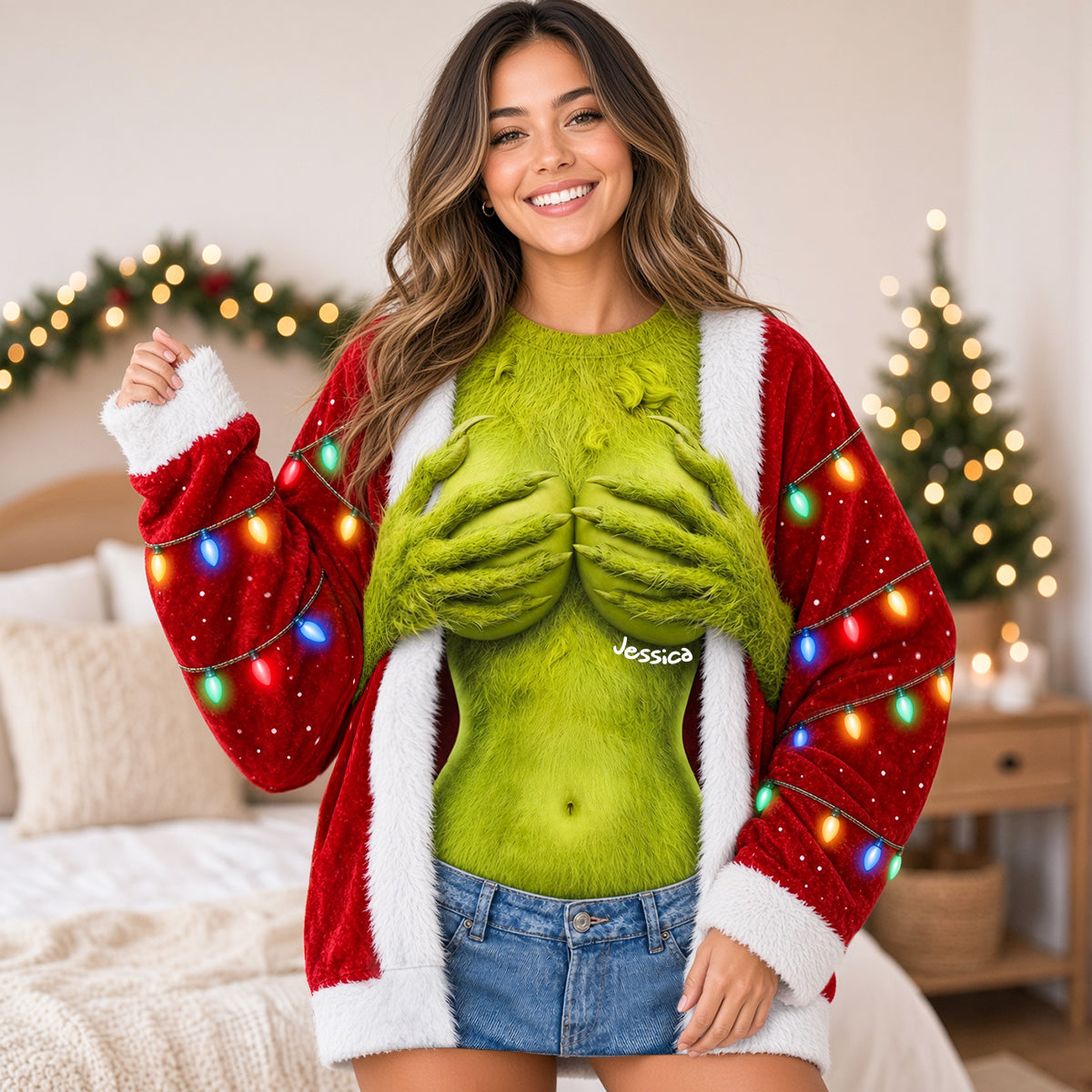 Merry Mischief Women’s Funny Sweatshirt - Personalized Gifts For Her 05todh280926