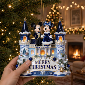 Merry Little Mouse Ornament - Personalized Christmas Gifts For Couple 01pglu290826-Homacus