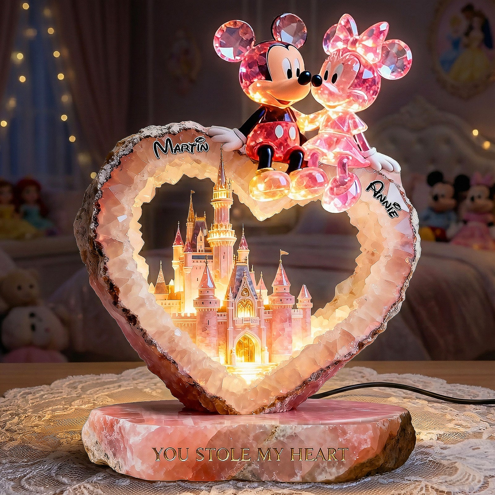 Romantic Couple Acrylic Light Box - Personalized Gifts For Couples 04ohmg181225-Homacus