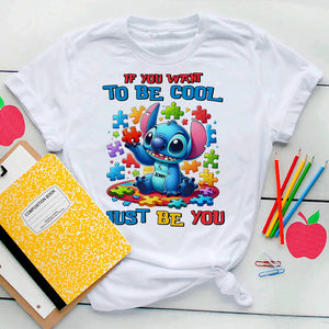 Personalized Gifts For Kids Autism Shirt 06hutn190225 If You Want To Be Cool Just Be You-Homacus