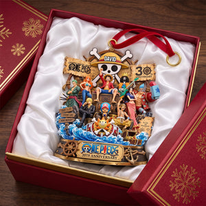30th Anniversary Anime Ornament - Personalized Gifts For Christmas Ornament 02OHTN100926