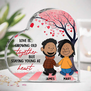 Personalized Gifts For Couple Heart Plaque 01TODT231224DA-Homacus