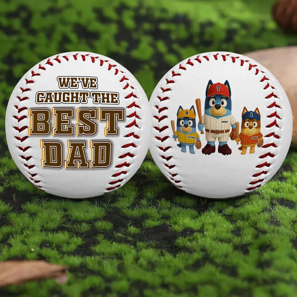 Baseball Dad Baseball - Personalized Gift For Dad 01OHLU090525-Homacus
