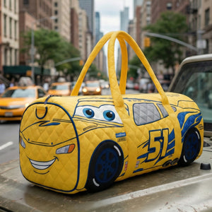 Car Theme Quilted Duffle Bag – Personalized Gifts For Car Lovers 05naqn220126-Homacus