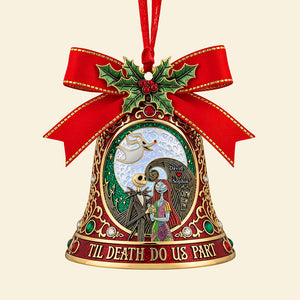 Gothic Love Christmas Ornament - Personalized Gifts For Couple 03paqn260825