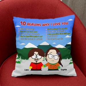 Personalized Gifts For Couple Pillow Winter Christmas 03XQPU051124-Homacus