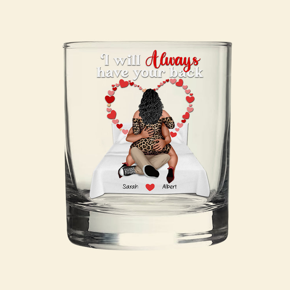 Couple Whiskey Glass - Personalized Gifts 01qhqn150125hh-Homacus