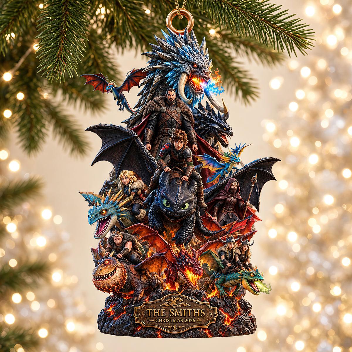 Legendary Creatures Trainer Ornament - Personalized Gifts For Christmas Ornament 03TTDT170926