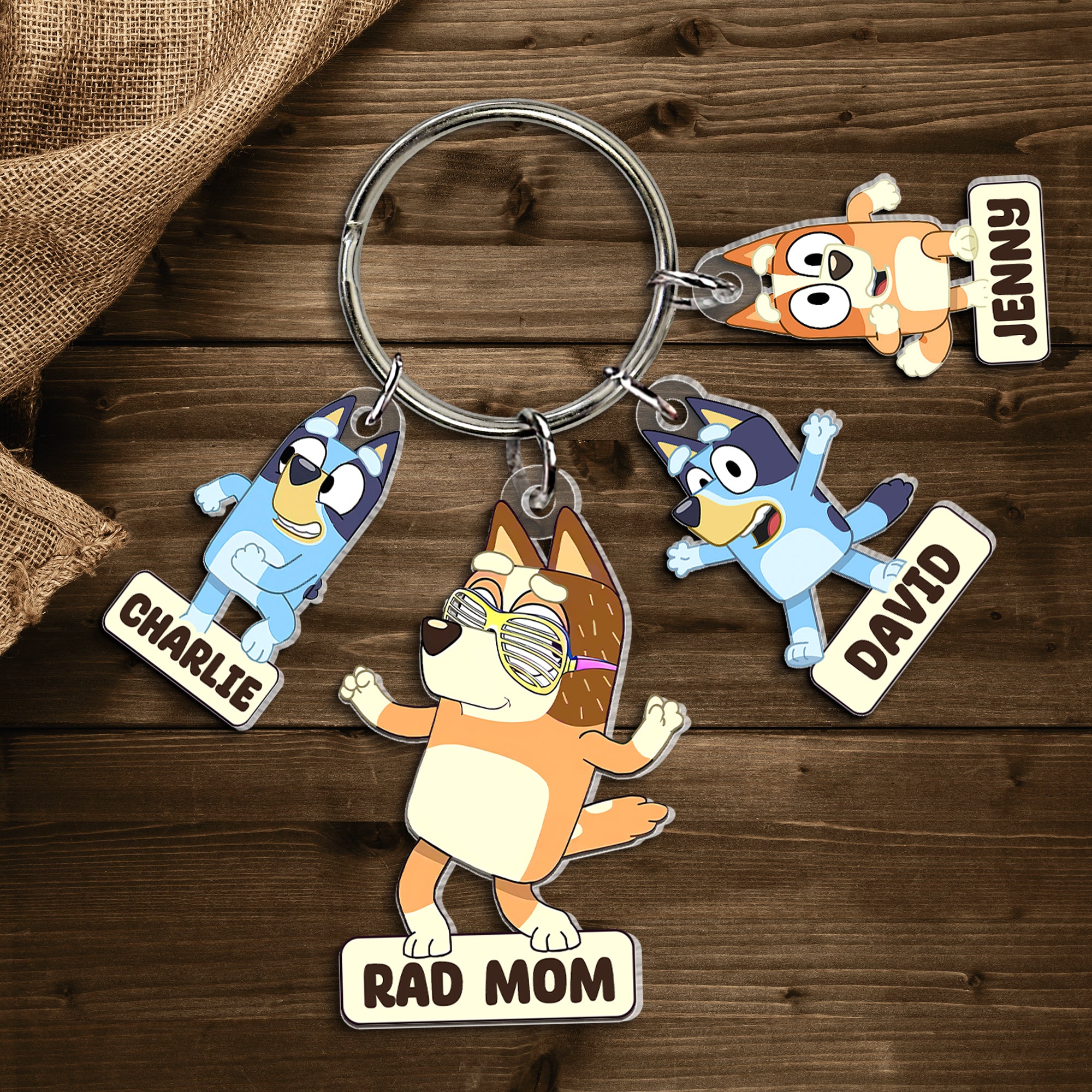 Personalized Gifts For Mom Keychain 06natn170424 Mother's Day-Homacus