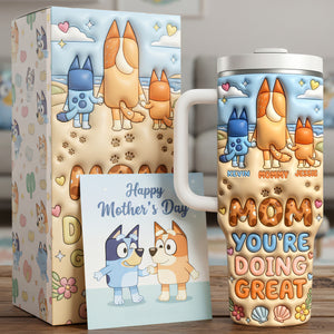 Puppy Kids 40oz Tumbler - Personalized Gifts For Mother's Day Tumbler 01NATA130326-Homacus