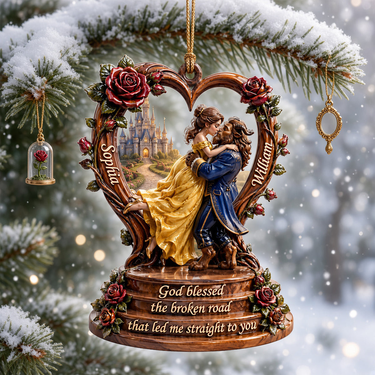 The Fantasy Fate Couple Acrylic Ornament, Personalized Gifts For Couple 07QHLU310826-Homacus