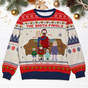 Personalized Gifts For Family Love Movie Sweatshirt Ugly Christmas 05XQQN221124HG-Homacus