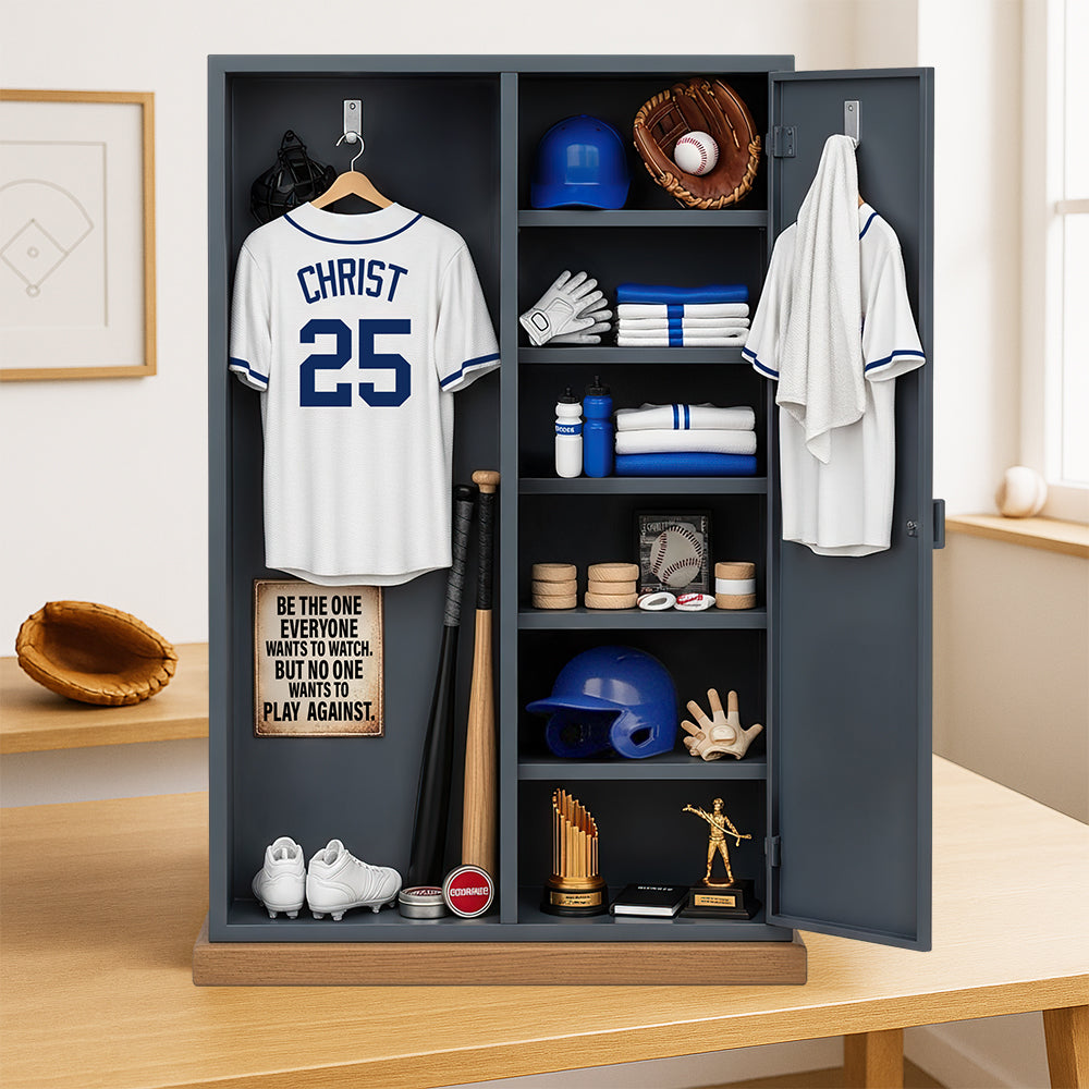 Baseball Personal Locker Acrylic Plaque Personalized Gifts For Baseball Player 03QHDT070625-Homacus