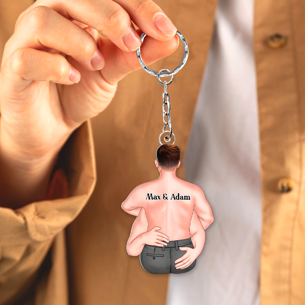 Personalized Gifts For Naughty Couples Keychain 10QHHU110125TM-Homacus
