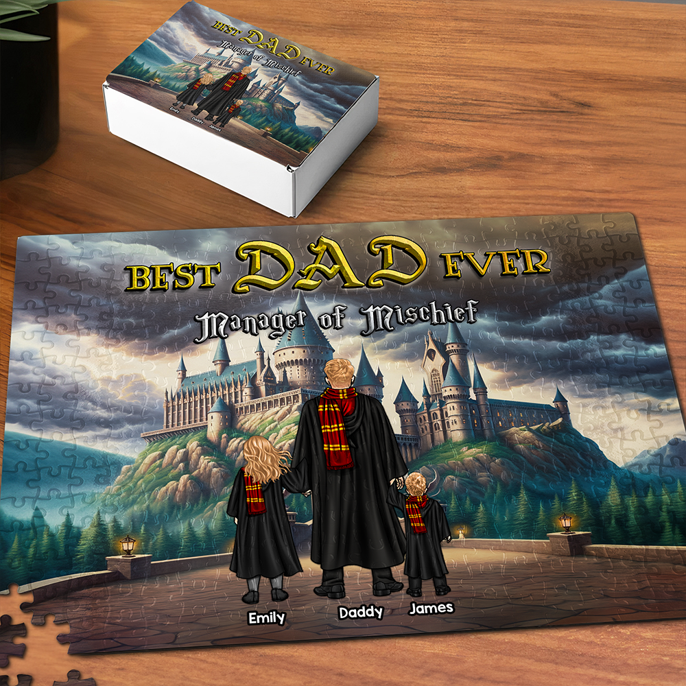 Best Dad Jigsaw Puzzle 04achu050425 - Personalized Gifts For Dad-Homacus