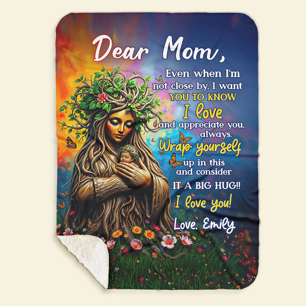 Personalized Gifts For Mom Blanket 04hupu170225 Consider It A Big Hug-Homacus