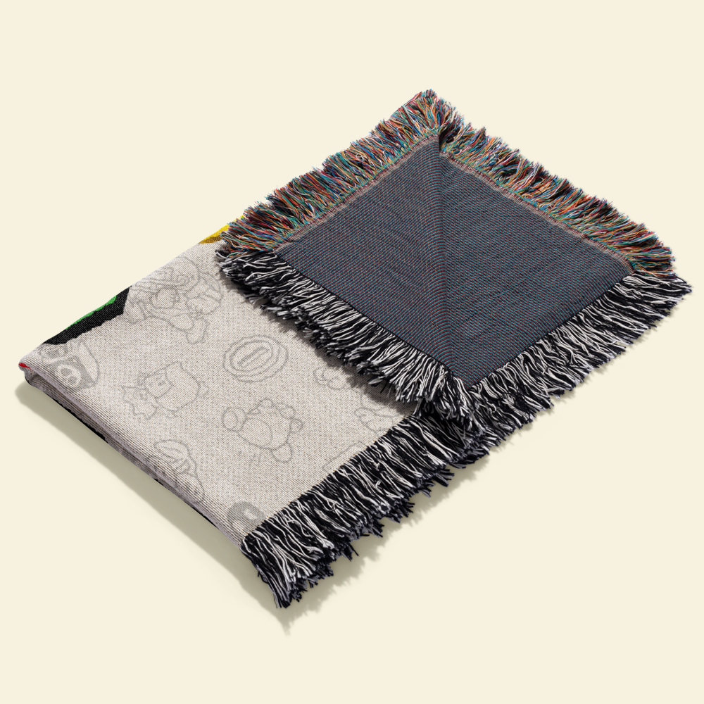 Personalized Gifts For Mom Woven Blanket Mother's Day Super Mom 07ACHU030425-Homacus