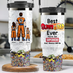 Best Super Dad 30oz Tumbler With Handle - Personalized Gifts For Dad 032achu010425hh-Homacus