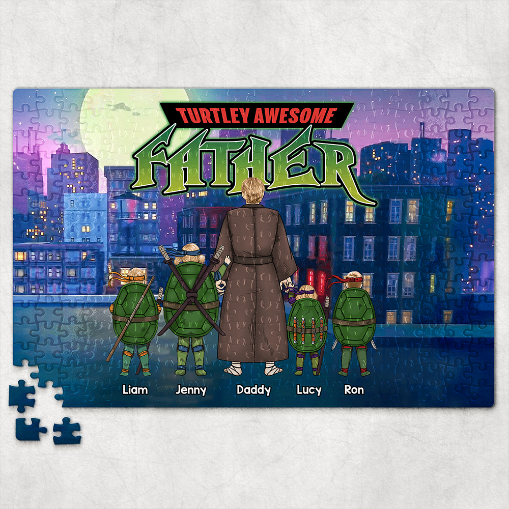 Personalized Gifts For Dad Jigsaw Puzzle Awesome Father 07ACHU200325HA-Homacus