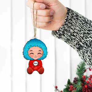 Personalized Christmas Gifts Cute Chibi Girl Acrylic Ornament 04QHHU301124-Homacus