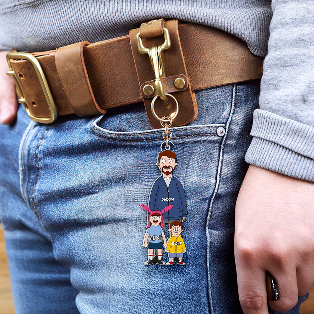 Personalized Gifts For Dad Keychain 01qhhu040325hg-Homacus