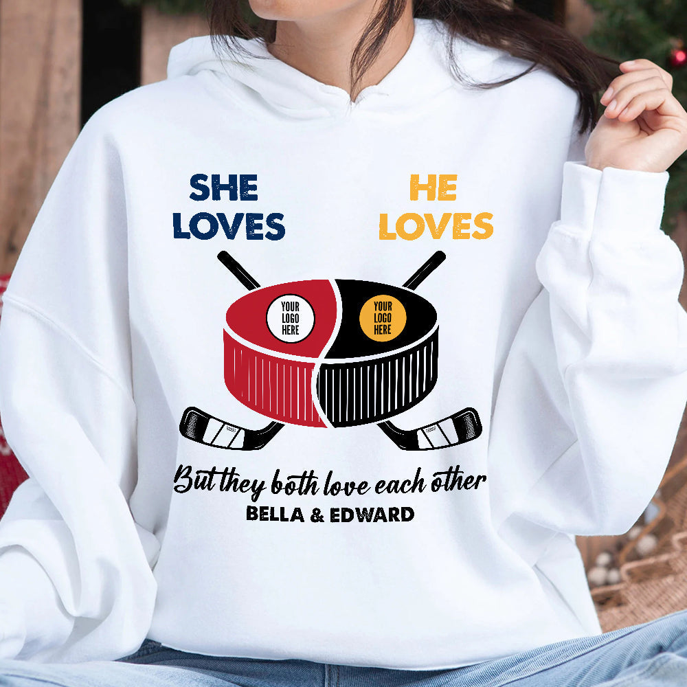 Personalized Gifts For Ice Hockey Lovers Couple Shirt 03huhu300123-Homacus