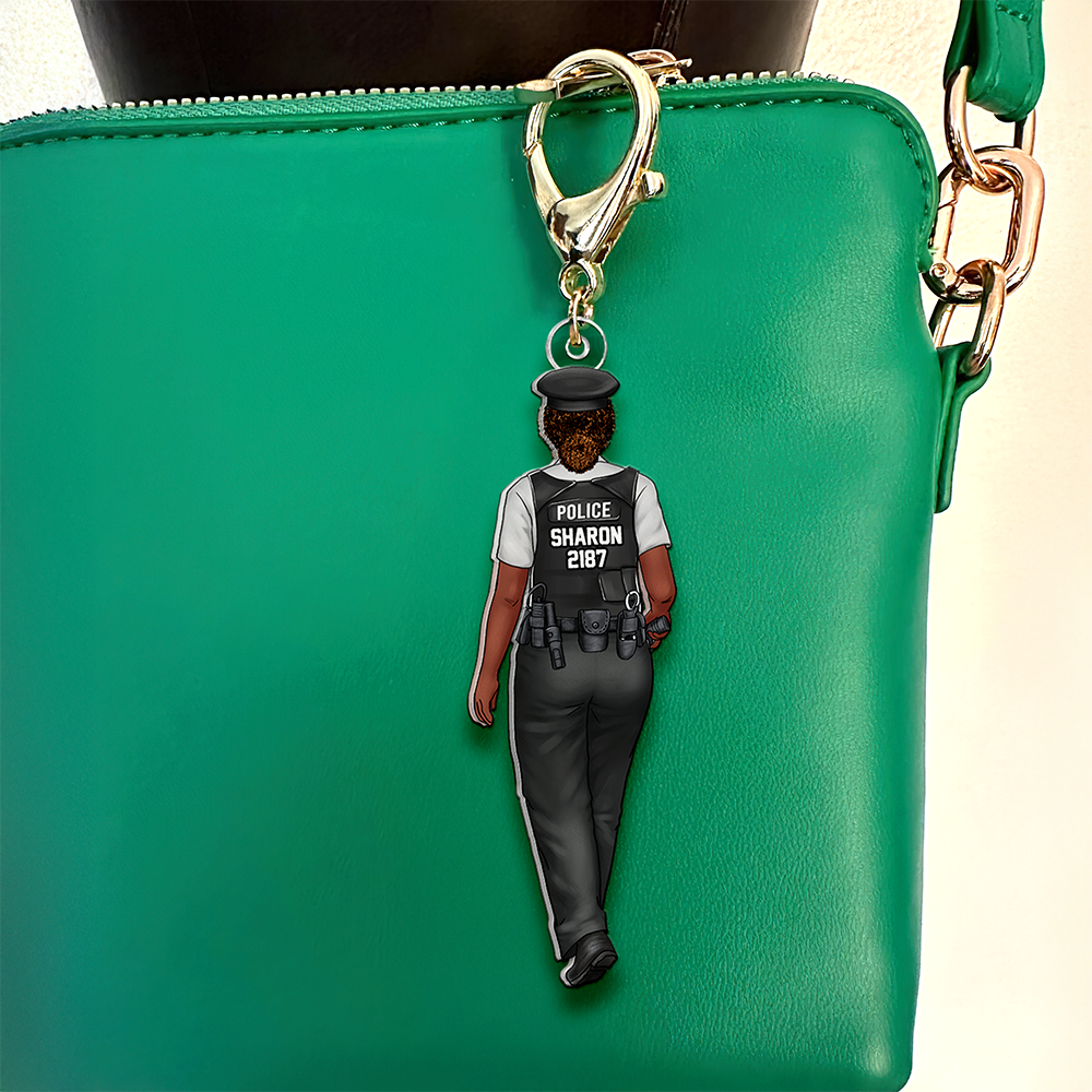 Personalized Gifts For Police Officer Keychain 01QHHU130325HH-Homacus