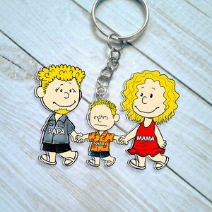 Personalized Gifts For Family Keychain 06QHHU150125HH-Homacus