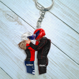 Personalized Gifts For Biker Couple Keychain 12qhhu150125hh-Homacus