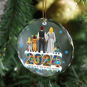 Galaxy Family Ornament - Personalized Gifts For Family-Homacus