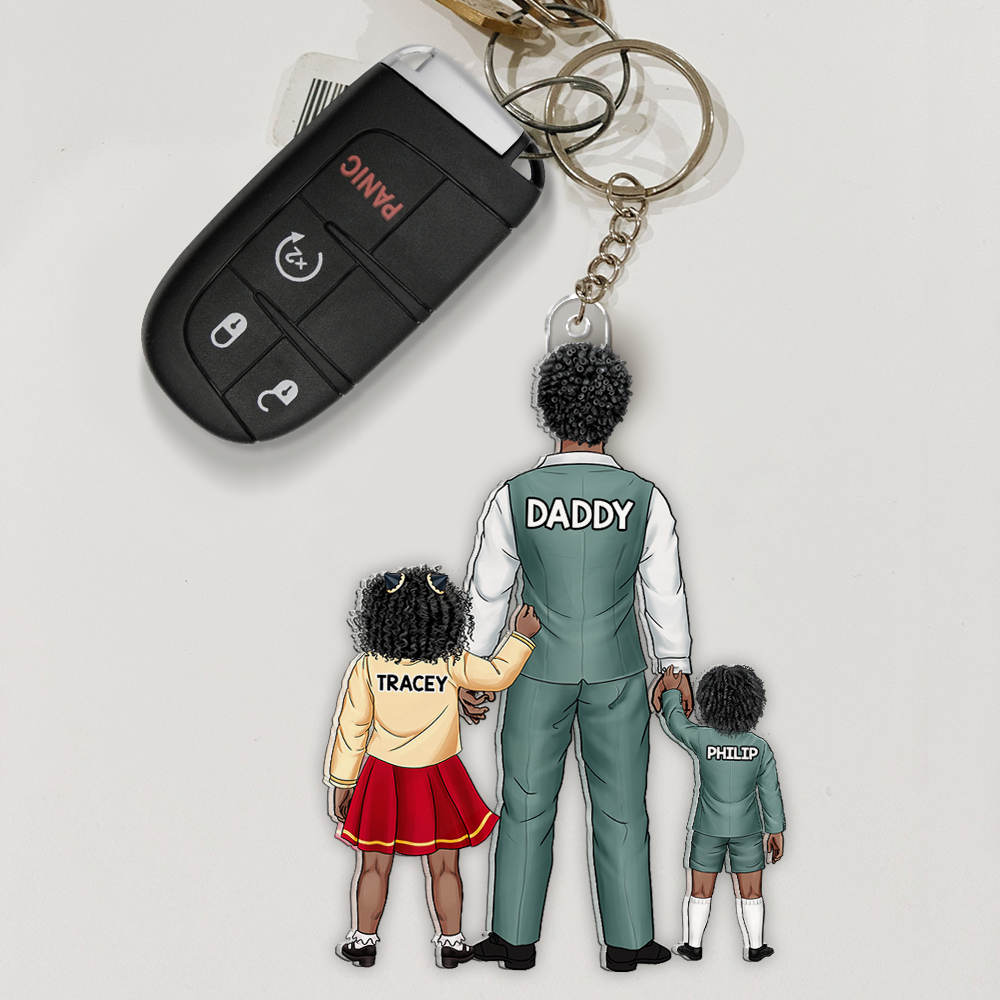 Dad Keychain - Personalized Gifts For Dad 09qhhu020525pa-Homacus