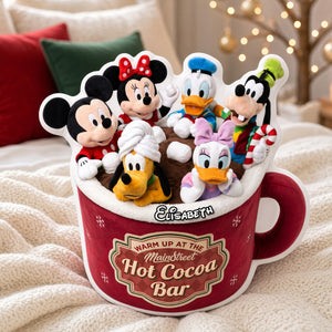 Dipping In Hot Cocoa Custom Shape Pillow - Personalized Gifts 01QHDH271026-Homacus