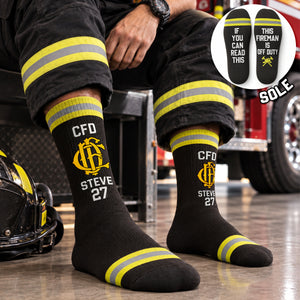 Firefighter Socks - Personalized Gifts For Firefighter 01hudh220926
