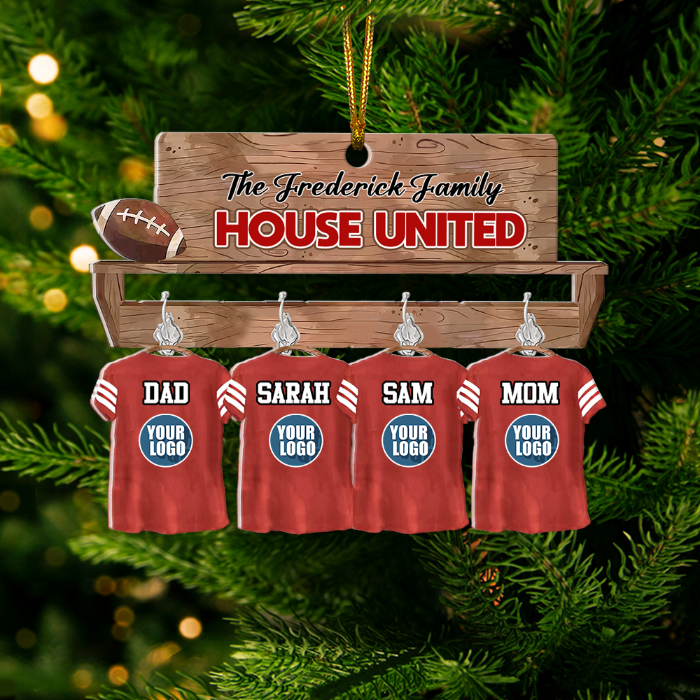 Personalized Gifts For American Football-Loving Family Christmas Ornament 01huhu051024-Homacus