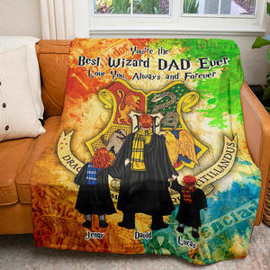 Personalized Gifts For Dad Blanket 01hutn020524tm-Homacus