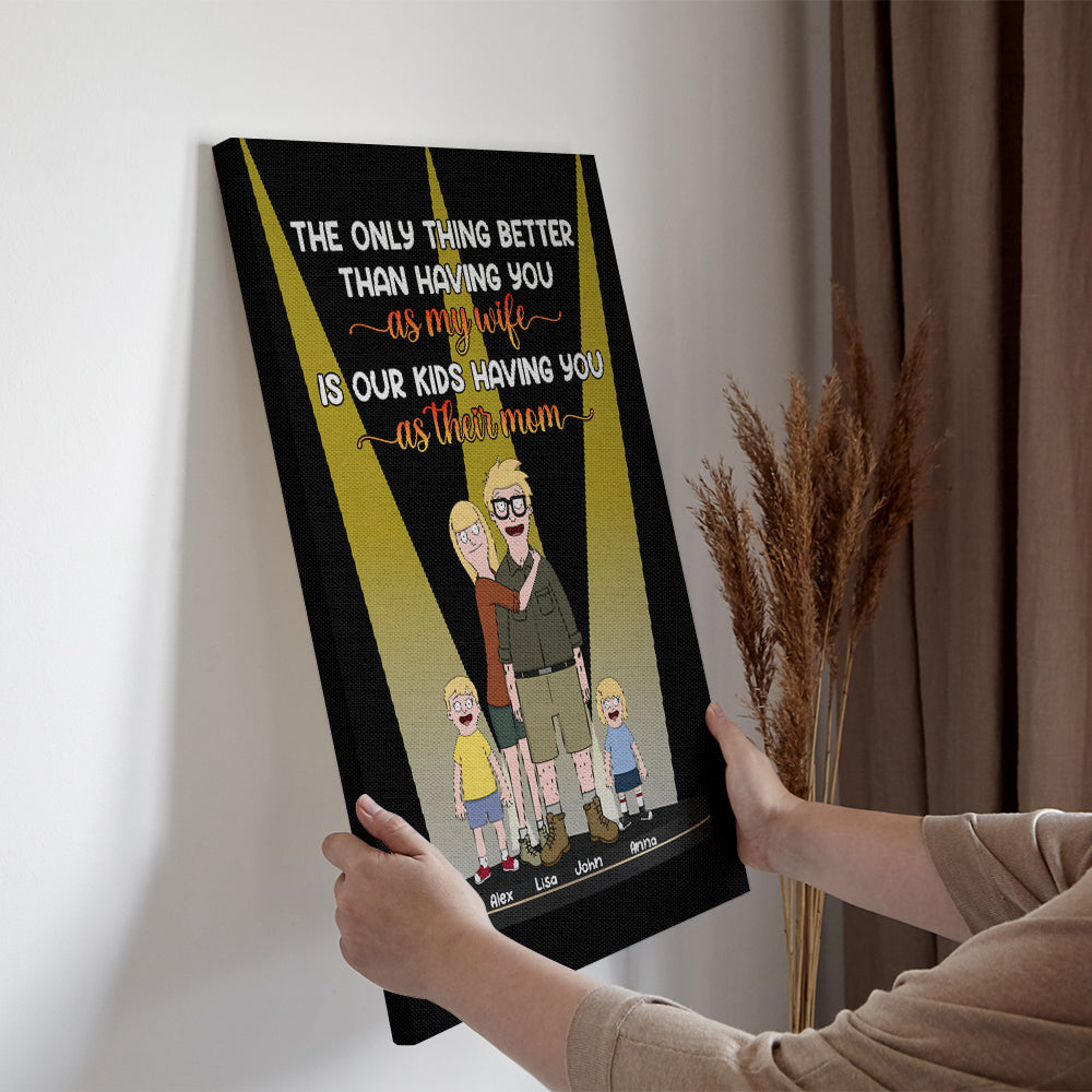 Personalized Gifts For Wife Canvas Print Mother's Day 05KAMH140325HG-Homacus