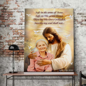 Custom Photo Gifts For Heaven Jesus Canvas Print 01HUMH311224-Homacus