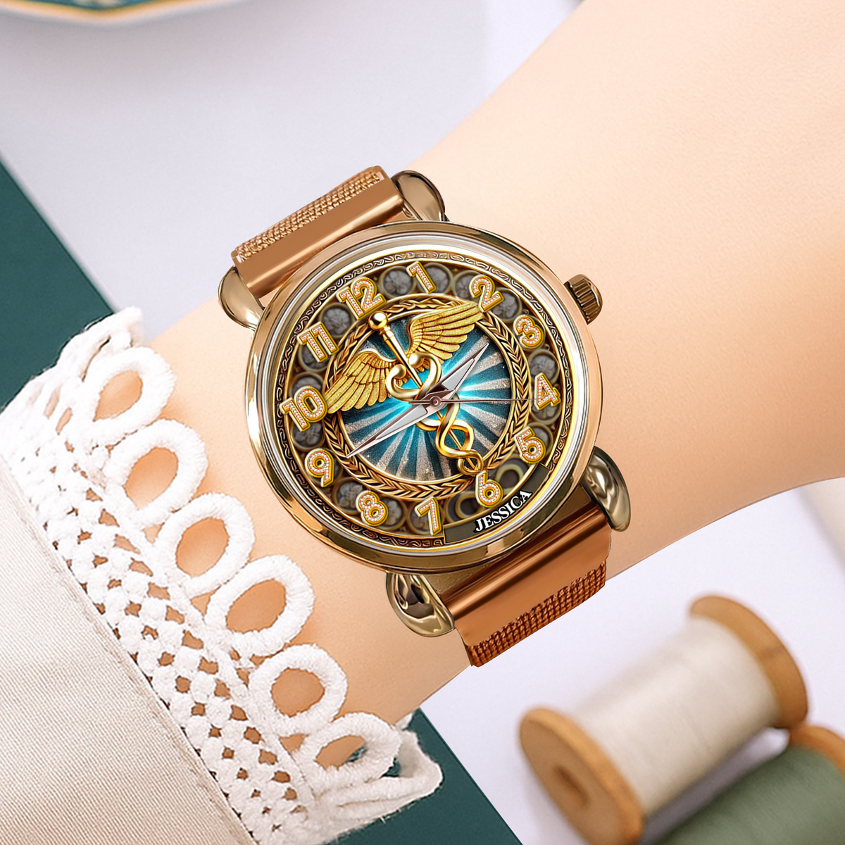 Nurse Quartz Watch - Personalized Gifts For Nurse 01hulu040825-Homacus