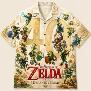 Legendary Adventure 40th Anniversary Hawaiian Shirt - Personalized Gifts 02nalu020626-Homacus
