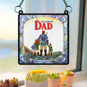 Personalized Gifts For Dad Suncatcher Window Hanging Ornament 011KAMH250424HG Father's Day-Homacus