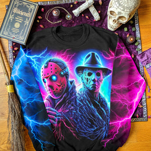 Spooky Gifts For Horror Fans Shirt 05hutn040924 Halloween Horror Movie Characters-Homacus