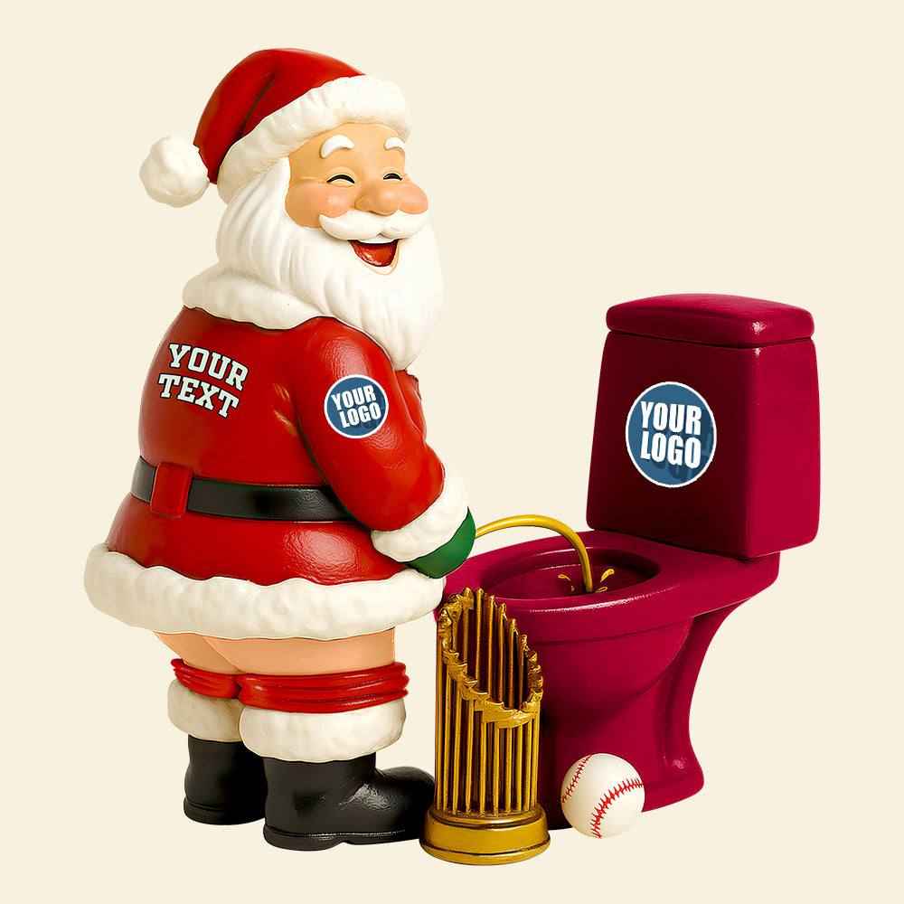 Santa’s Funny Rivalry Christmas Acrylic Plaque - Personalized Gifts For Fans 01HUDT131025-Homacus